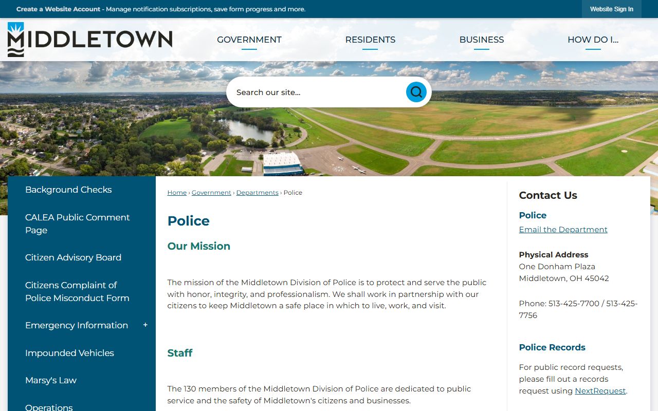 Middletown released inmates Middletown Police Department