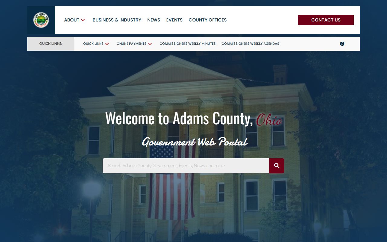 Adams County Ohio government released inmates records request