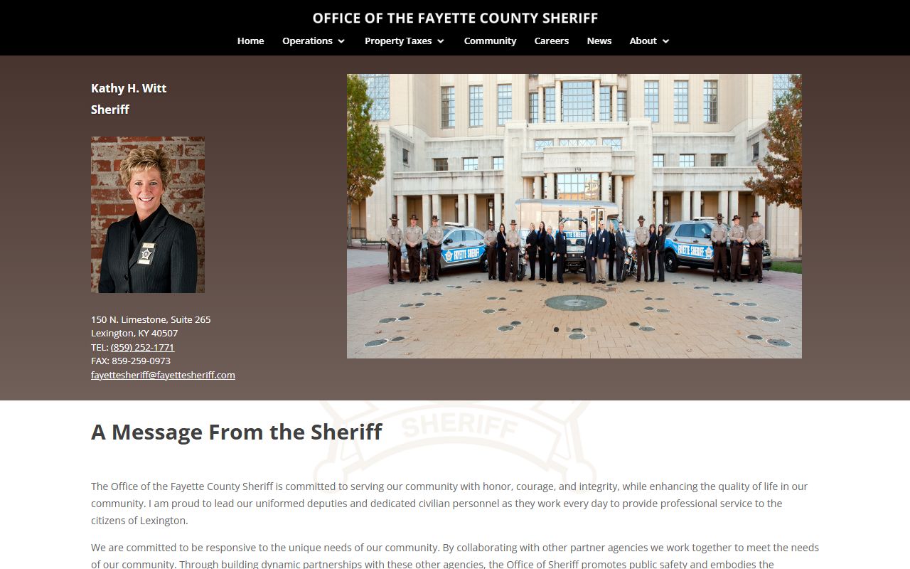 Fayette County Sheriff's Office released inmates information