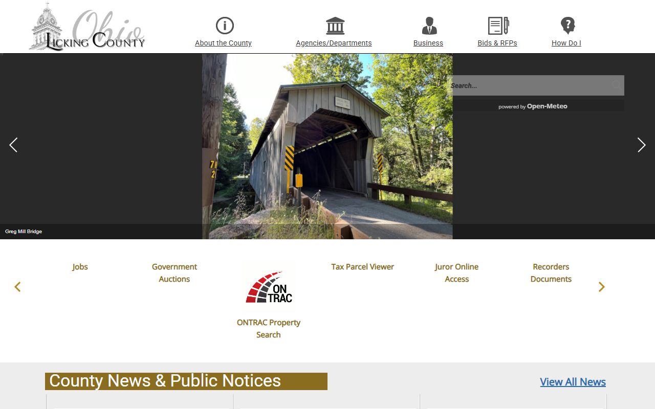 Licking County government released inmates resources