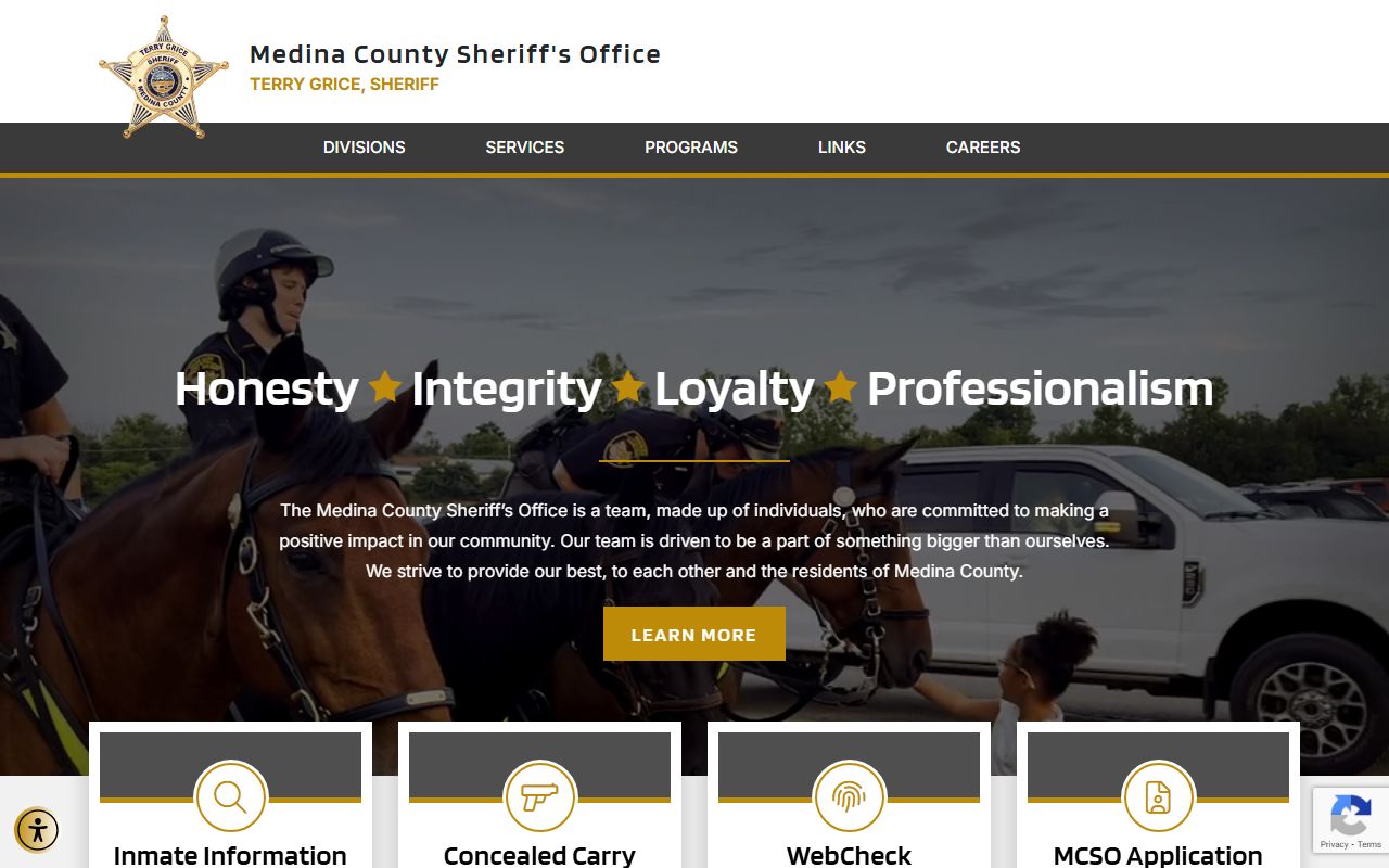 Medina County Sheriff's Office released inmates information