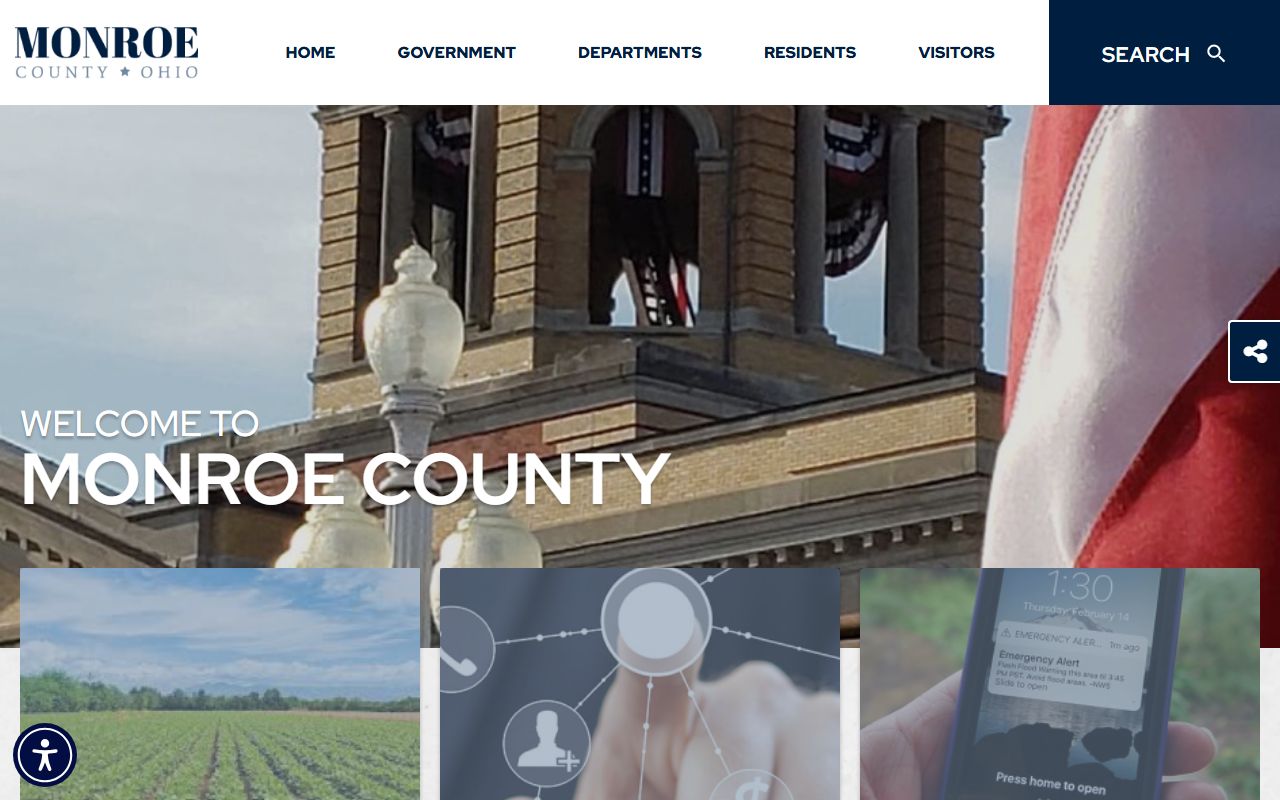 Monroe County Ohio government released inmates resources