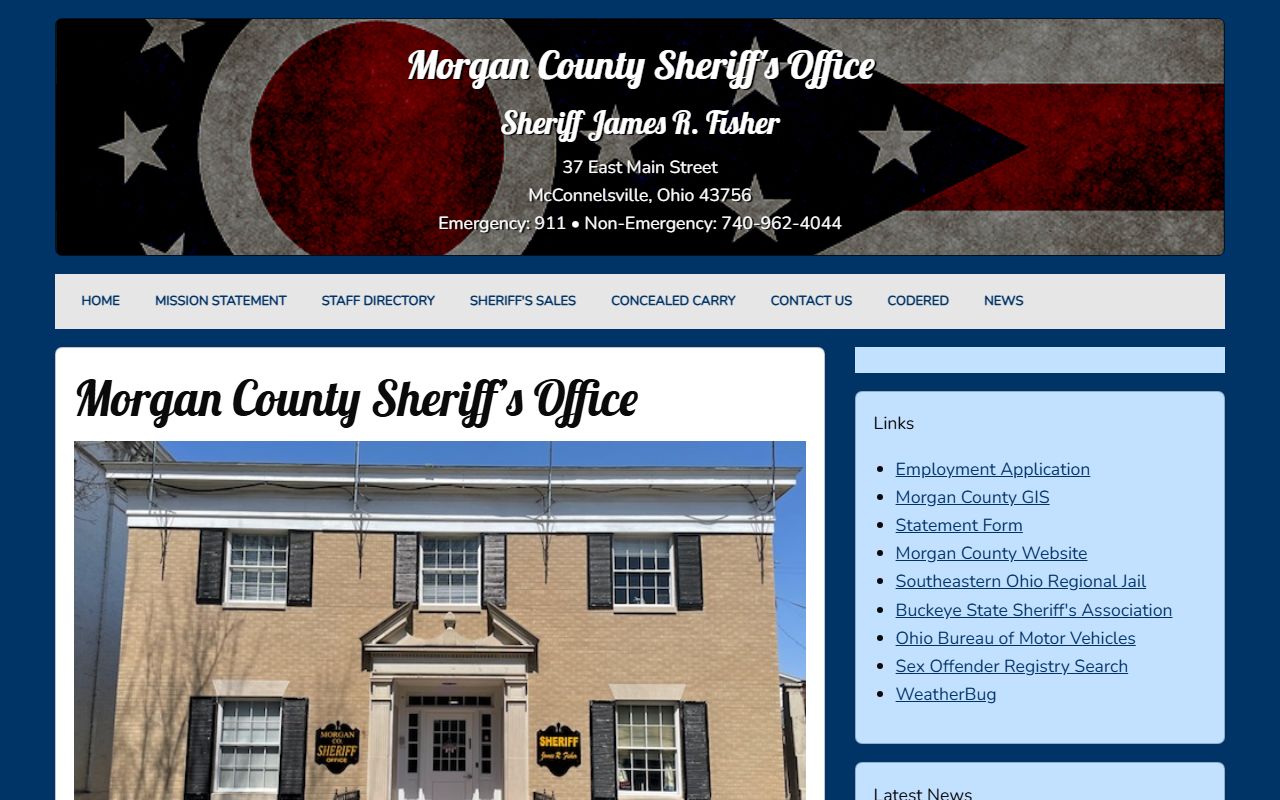 Morgan County Sheriff's Office released inmates information