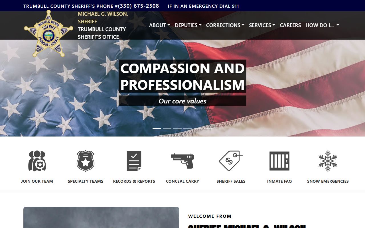 Trumbull County Sheriff's Office released inmates information